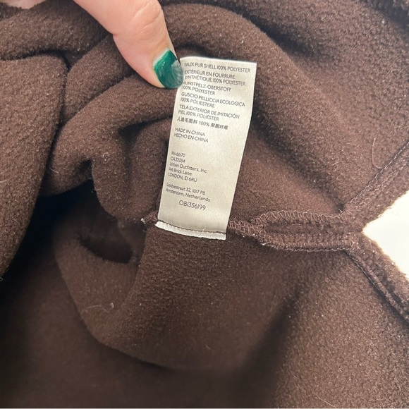 Free People Elk Mountain Brown Pullover Fleece Sweater - Picture 4 of 7